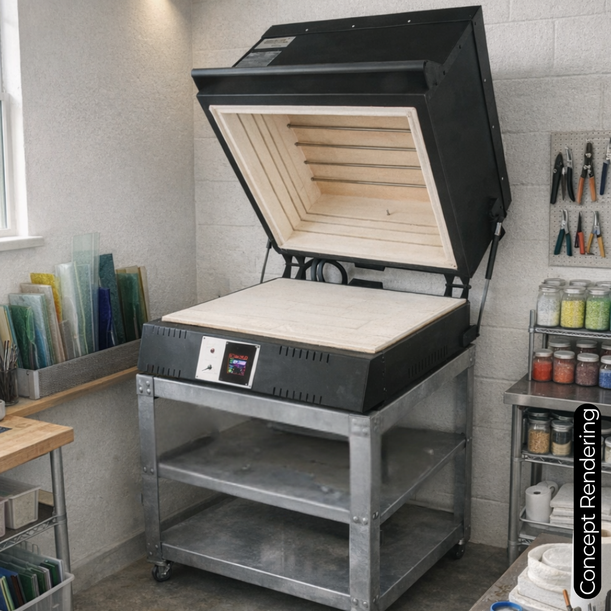 Paragon CS26 Clamshell Large Capacity Glass Kiln